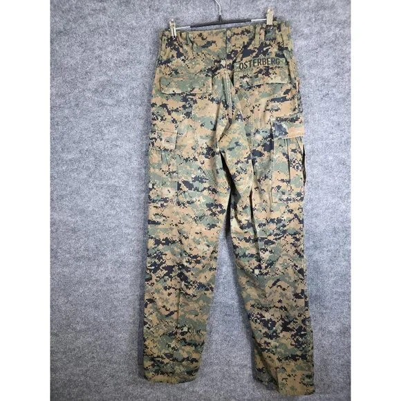 USMC MARPAT Combat Pants Mens Small Regular Camouflage Military Woodland